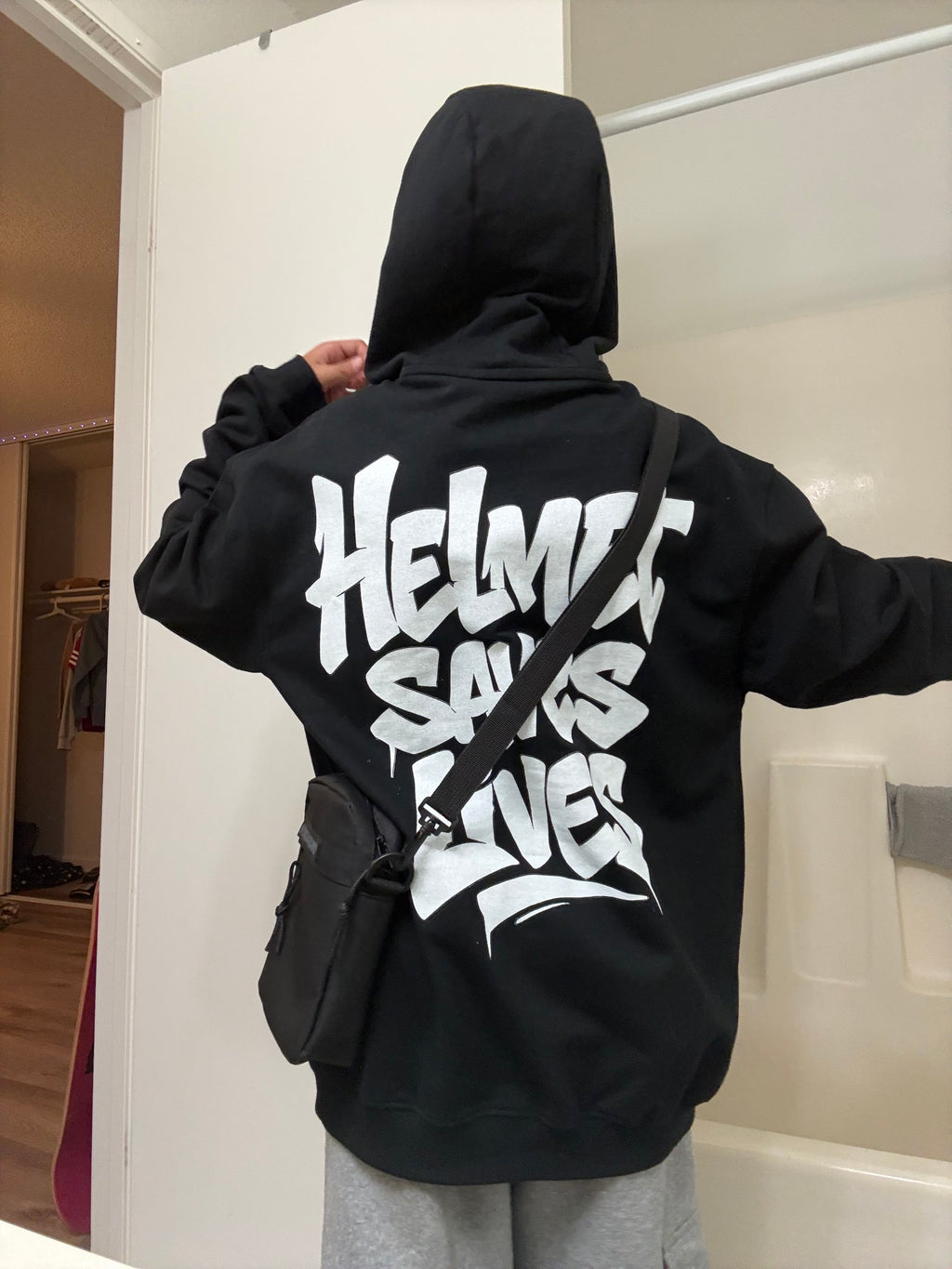 “Helmet Saves Lives” Hoodie