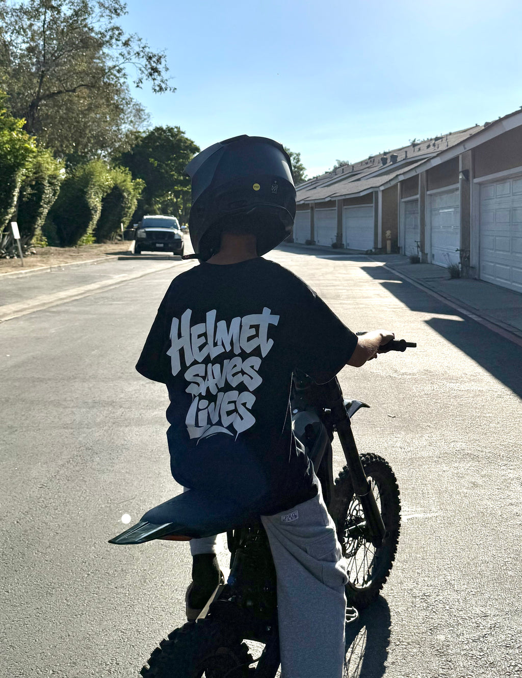 “Helmet Saves Lives” T-Shirt