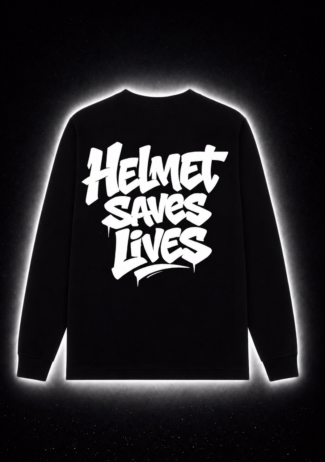 “Helmet Saves Lives” Long Sleeve