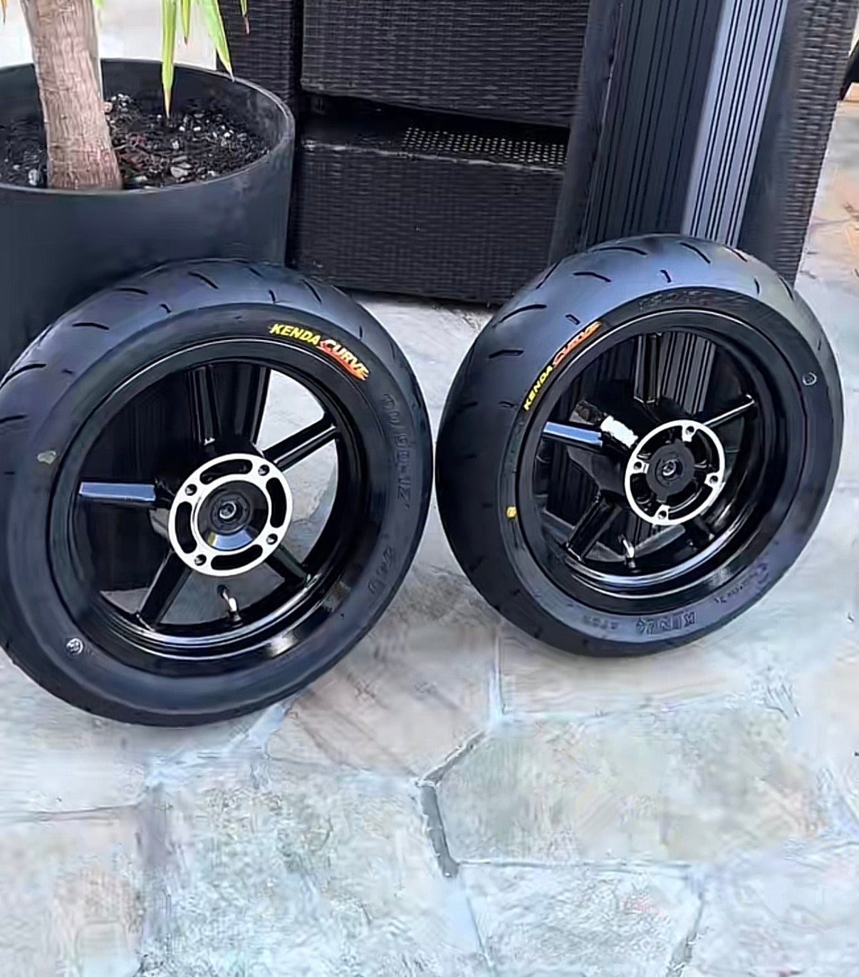 12” Supermoto Wheelset Kit for Tuttio Soleil 01,YOZMA, Heybike, and Razor