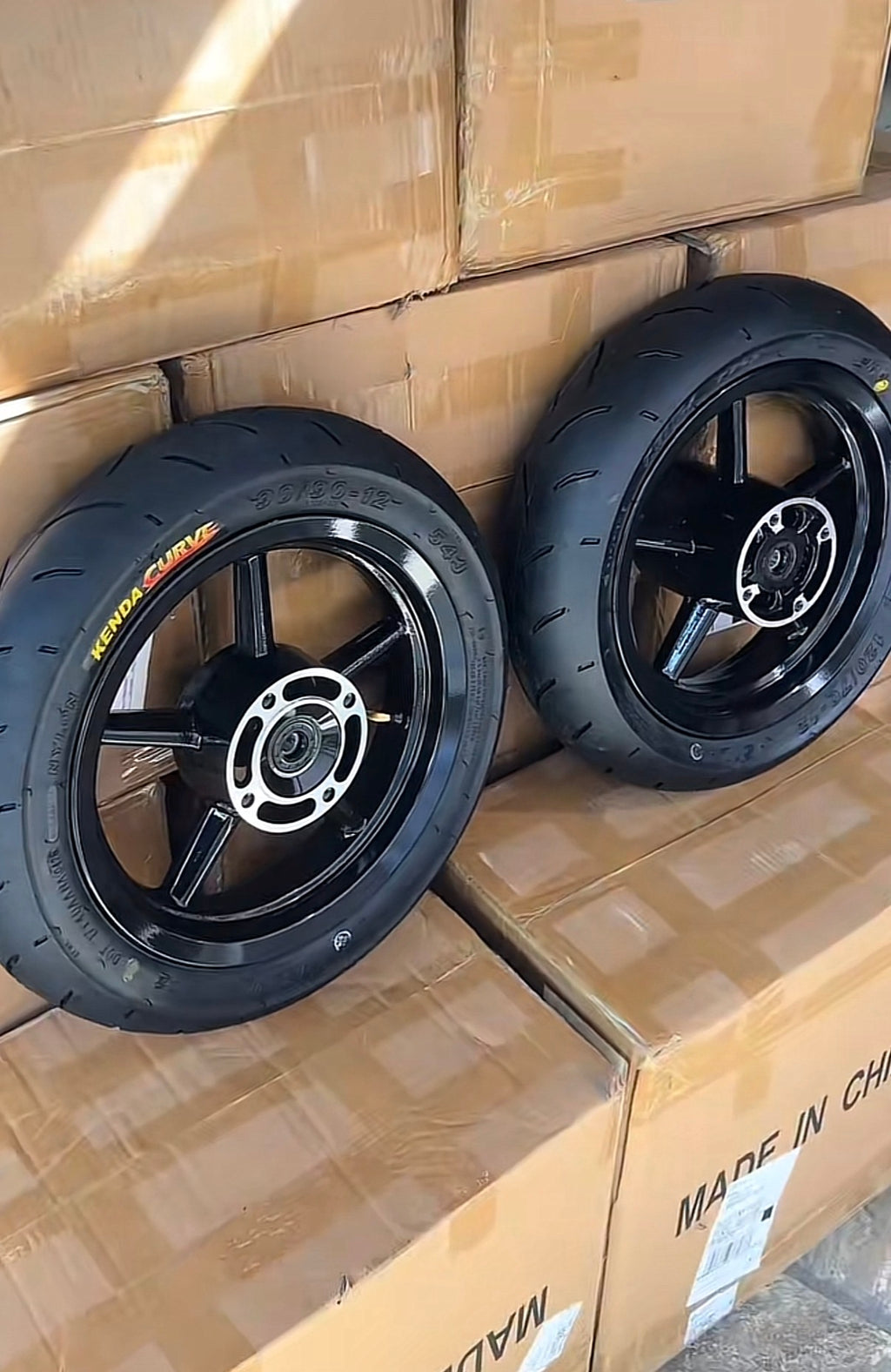 12” Supermoto Wheelset Kit for Tuttio Soleil 01,YOZMA, Heybike, and Razor