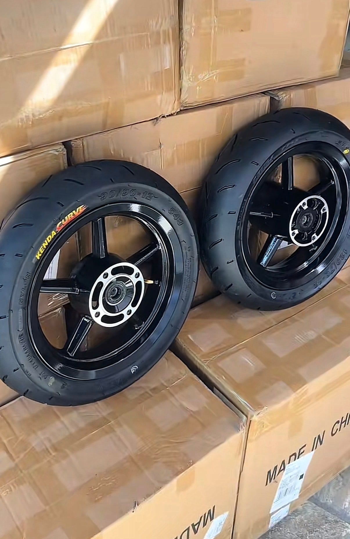 12” Supermoto Wheelset Kit for Tuttio Soleil 01,YOZMA, Heybike, and Razor